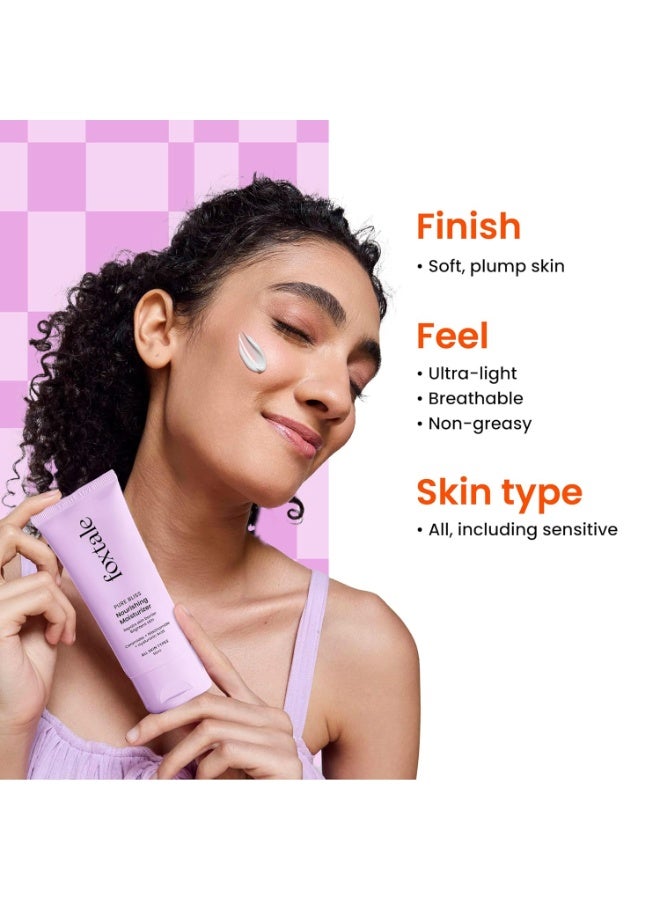Foxtale Nourishing Ceramide Face Moisturizer with Niacinamide for 100 Hr Hydration, Lightweight & Non-Sticky, For Soft & Glowing Skin, Men & Women, All Skin Types, 100 ml - Image 4